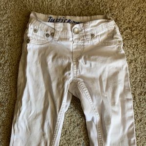 Girls Justice White Capris